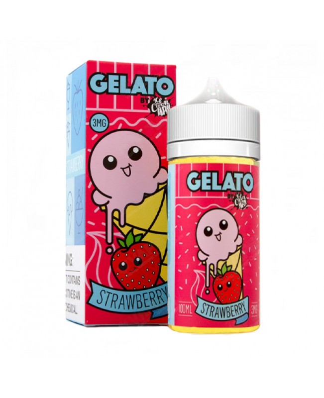 STRAWBERRY GELATO E LIQUID BY ICE CREAM MAN 100ML 70VG