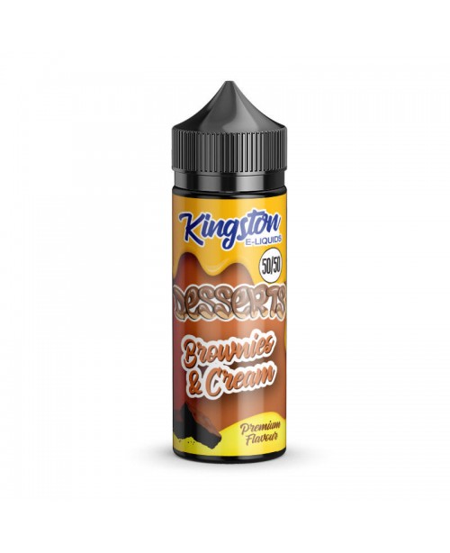 BROWNIES & CREAM E LIQUID KINGSTON 50/50 DESSE...