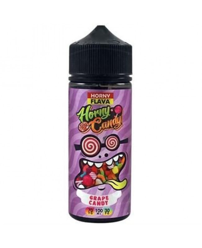 GRAPE CANDY E LIQUID BY HORNY FLAVA 100ML 70VG