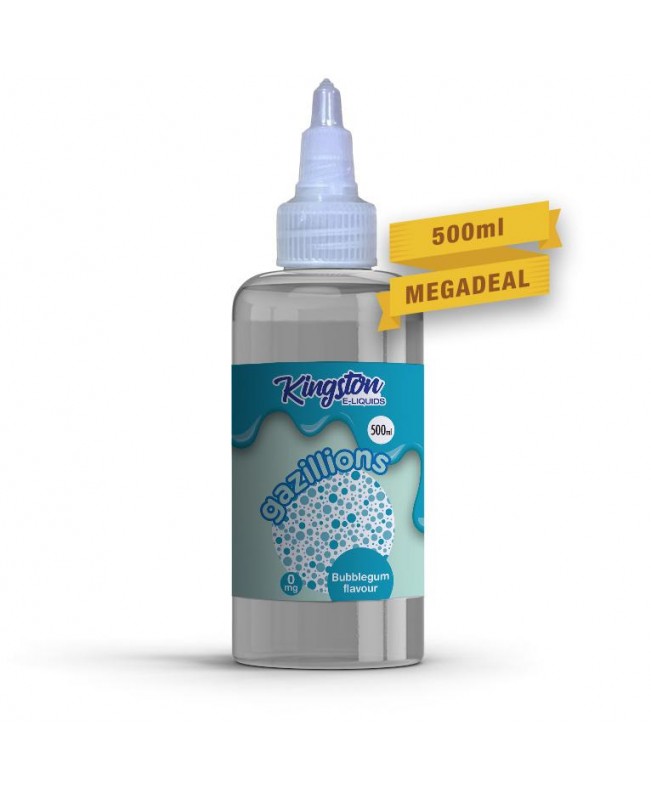 BUBBLEGUM E LIQUID KINGSTON GAZZILIONS 500ML 70VG