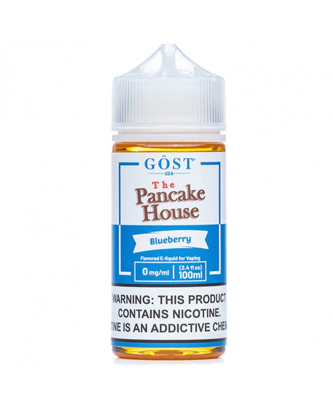 BLUEBERRY E LIQUID THE PANCAKE HOUSE GOST VAPORS 100ML 70VG