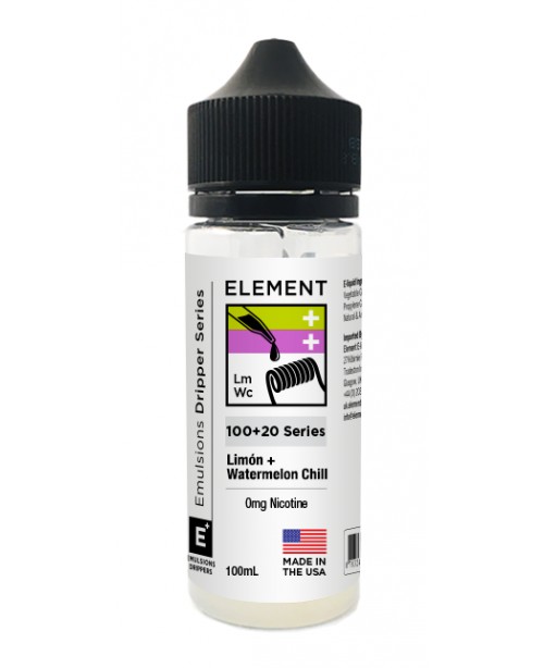 LIMON + WATERMELON CHILL BY ELEMENT 100ML 80VG