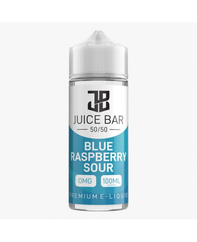 BLUEBERRY SOUR RASPBERRY E LIQUID BY JUICE BAR 100ML 50VG