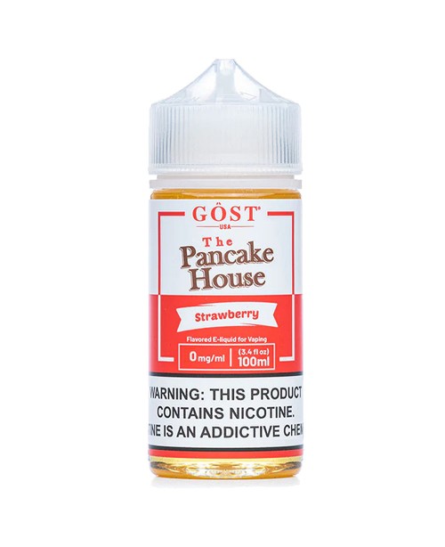 STRAWBERRY E LIQUID THE PANCAKE HOUSE GOST VAPORS ...