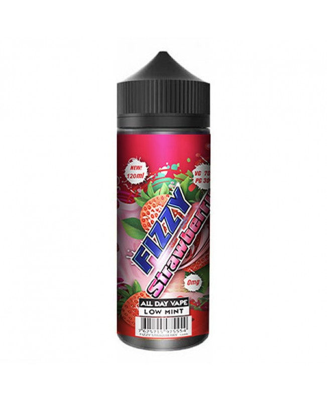 FIZZY STRAWBERRY E LIQUID BY FIZZY JUICE - MOHAWK & CO 100ML 70VG