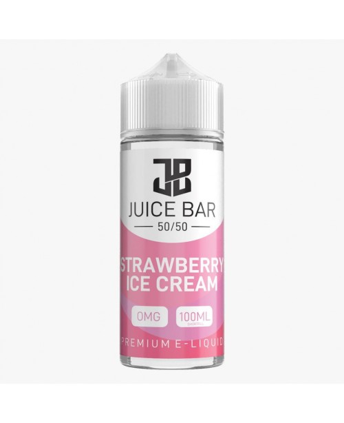 STRAWBERRY ICE CREAM E LIQUID BY JUICE BAR 100ML 5...