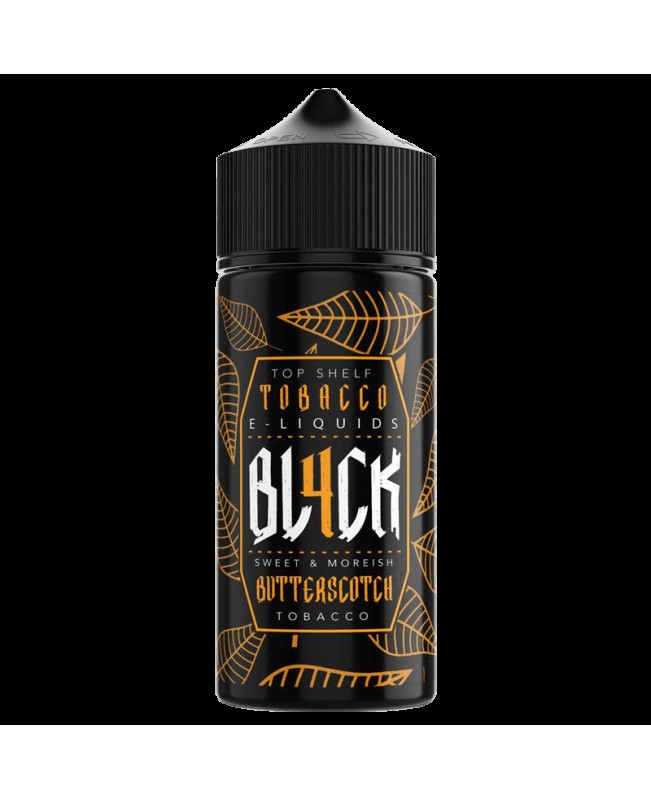 BUTTERSCOTCH TOBACCO E LIQUID BY BL4CK 100ML 70VG