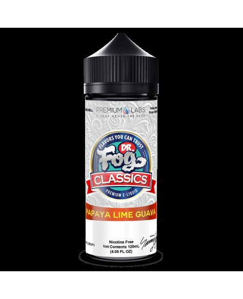 PAPAYA LIME GUAVA CLASSICS E LIQUID BY DR FOG 100M...