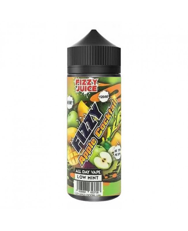 FIZZY APPLE COCKTAIL E LIQUID BY FIZZY JUICE - MOHAWK & CO 100ML 70VG