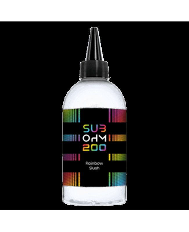 RAINBOW SLUSH E LIQUID BY SUB OHM 200 200ML 70VG