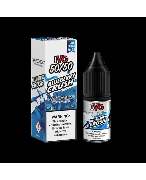 BLUEBERRY CRUSH TDP E LIQUID BY I VG 10ML 50VG