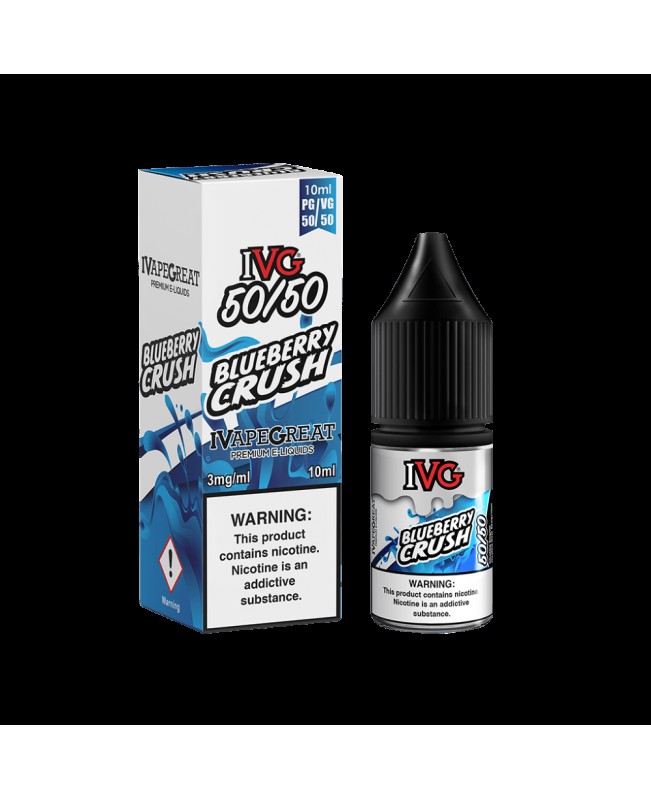 BLUEBERRY CRUSH TDP E LIQUID BY I VG 10ML 50VG