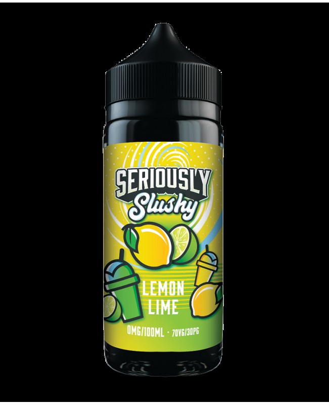 LEMON LIME E-LIQUID BY SERIOUSLY SLUSHY / DOOZY VAPE CO 100ML 70VG