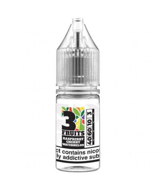 RASPBERRY CHERRY WATERMELON TDP E LIQUID BY 3 FRUITS 10ML 50VG