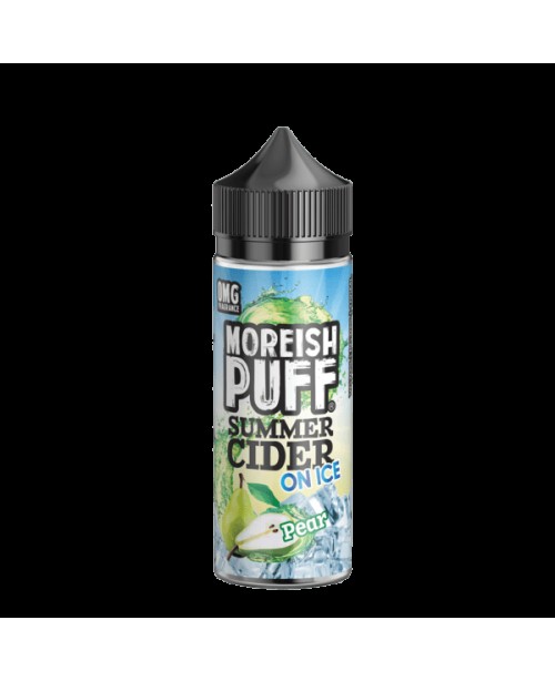 PEAR E LIQUID BY MOREISH PUFF - SUMMER CIDER ON IC...