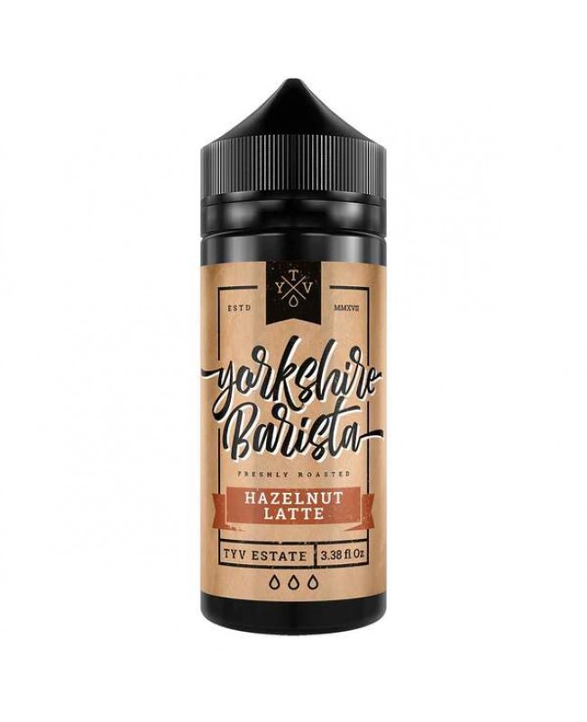 HAZELNUT LATTE E LIQUID BY YORKSHIRE BARISTA 100ML 70VG