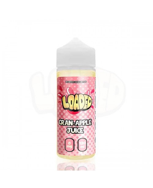 CRANBERRY APPLE JUICE E LIQUID BY LOADED 100ML 70V...