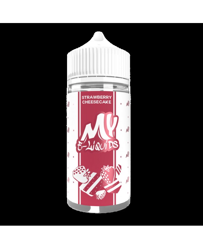 STRAWBERRY CHEESECAKE E-LIQUID SHORTFILL BY MY E LIQUIDS 100ML