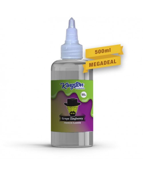 GRAPE ZINGBERRY E LIQUID KINGSTON ZINGBERRY 500ML ...