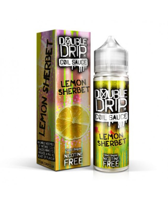 LEMON SHERBET E LIQUID BY DOUBLE DRIP 50ML 80VG