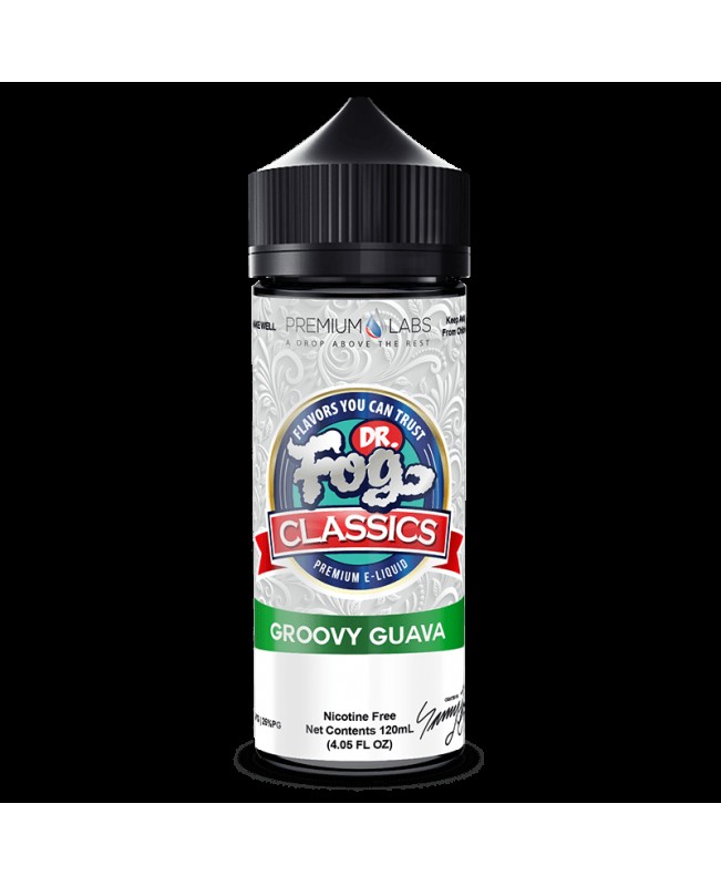 GROOVY GUAVA CLASSICS E LIQUID BY DR FOG 100ML 75VG