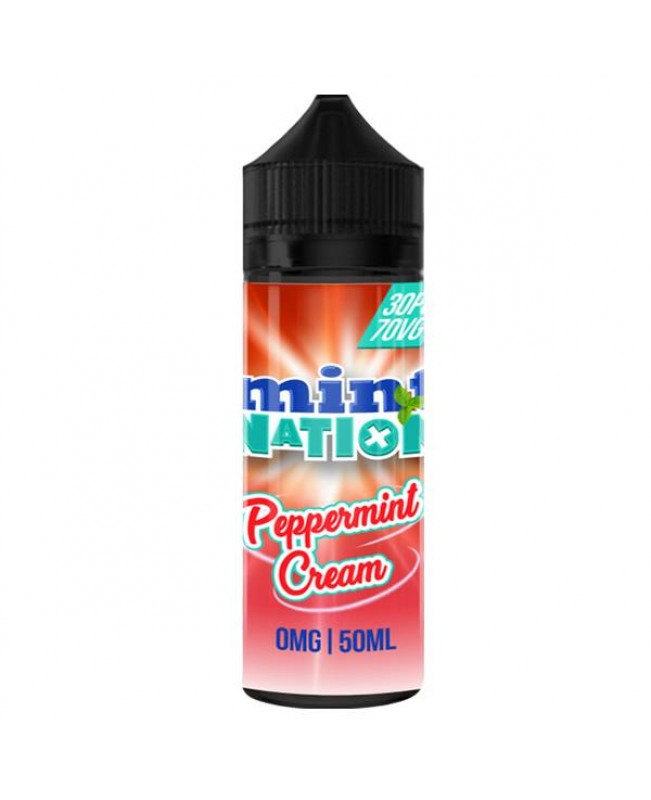 PEPPERMINT E LIQUID BY MINT NATION 100ML 70VG