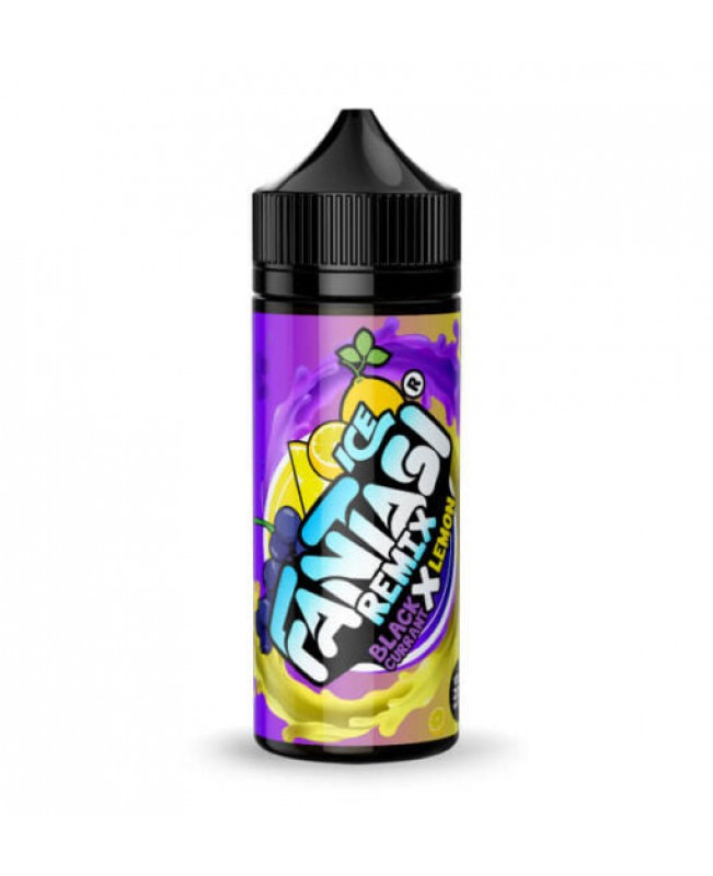 FANTASI REMIX BLACKCURRANT X LEMON ICE E LIQUID BY FANTASI 100ML 70VG