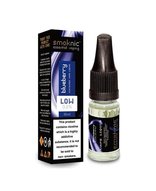 BLUEBERRY E LIQUID BY SMOKNIC 10ML 70VG