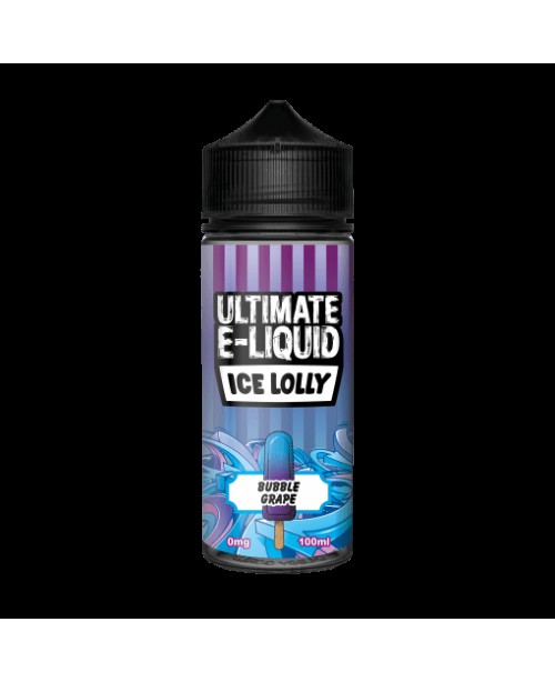 BUBBLE GRAPE E LIQUID BY ULTIMATE E-LIQUID - ICE L...