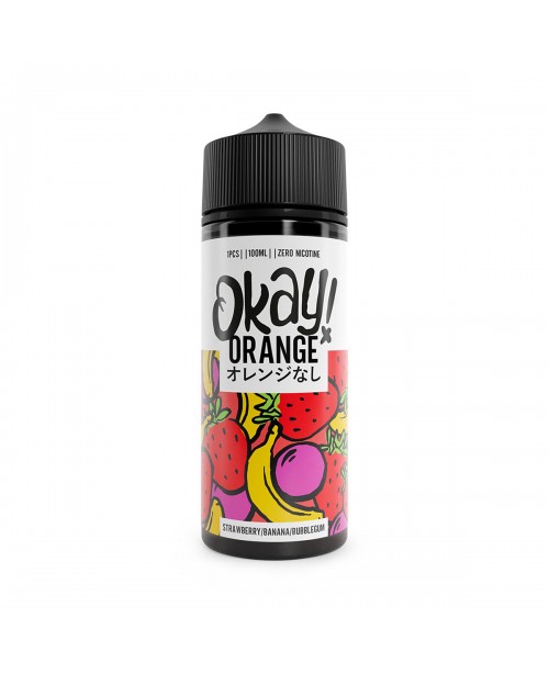 STRAWBERRY BANANA BUBBLEGUM E LIQUID BY OKAY ORANG...