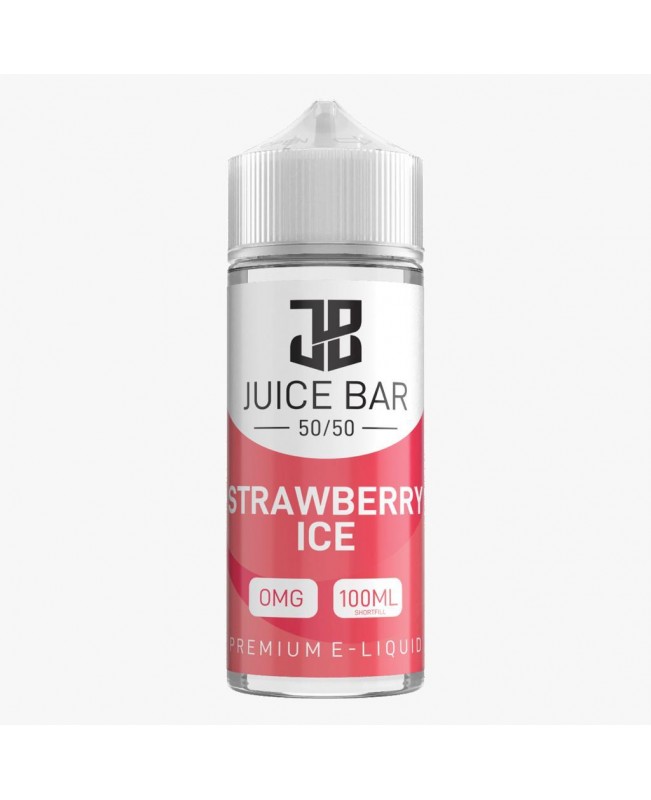 STRAWBERRY ICE E LIQUID BY JUICE BAR 100ML 50VG