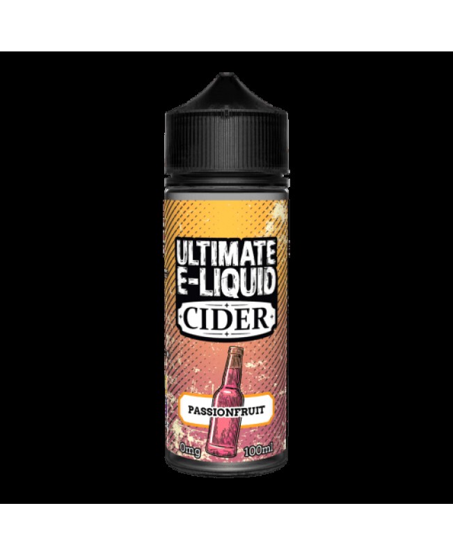 PASSIONFRUIT E LIQUID BY ULTIMATE E-LIQUID - CIDER 100ML 70VG