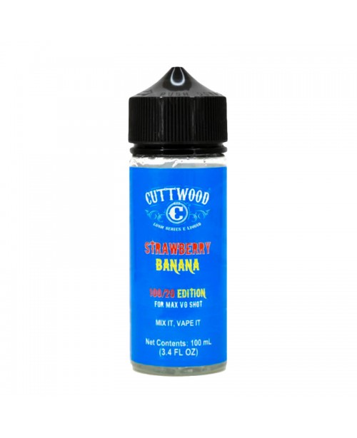 STRAWBERRY BANANA E LIQUID BY CUTTWOOD 100ML 70VG