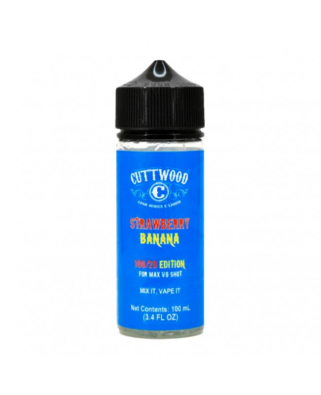 STRAWBERRY BANANA E LIQUID BY CUTTWOOD 100ML 70VG