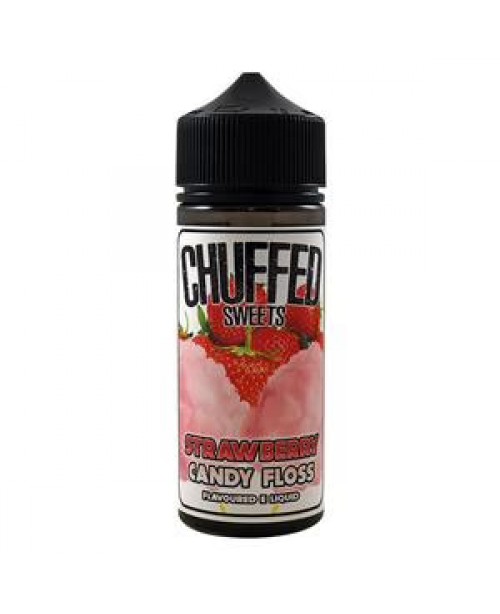 STRAWBERRY CANDY FLOSS SWEETS BY CHUFFED 100ML 70V...