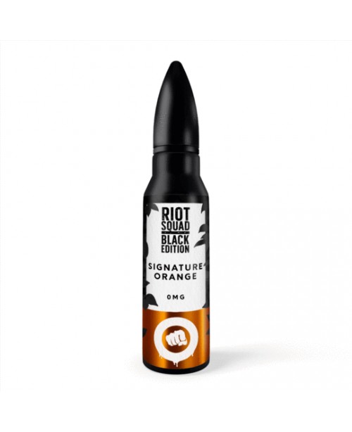 SIGNITURE ORANGE E LIQUID BY RIOT SQUAD BLACK EDIT...