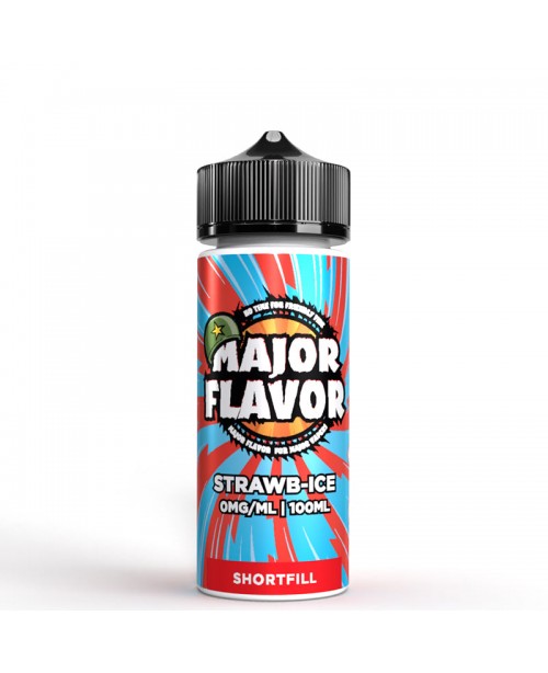 STRAWB ICE E LIQUID BY MAJOR FLAVOR 100ML 70VG