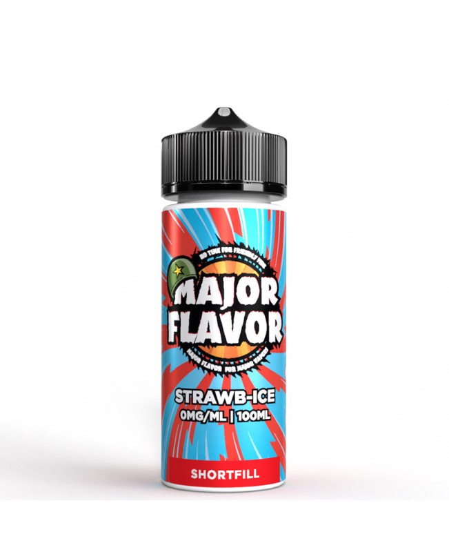 STRAWB ICE E LIQUID BY MAJOR FLAVOR 100ML 70VG