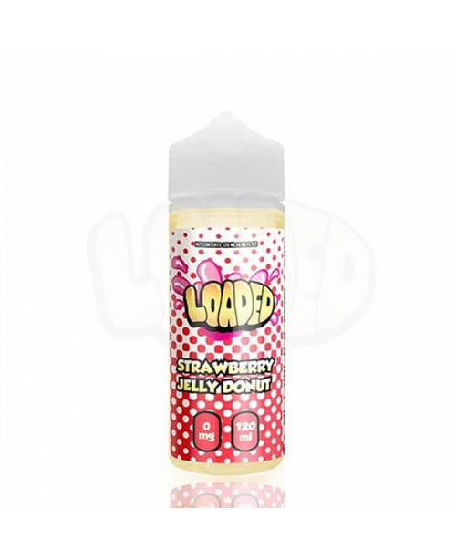 STRAWBERRY JELLY DONUT E LIQUID BY LOADED 100ML 70...