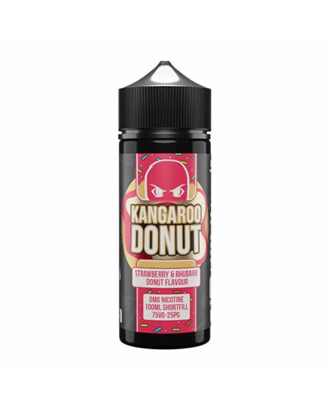 STRAWBERRY & RHUBARB KANGAROO DONUT E LIQUID BY CLOUD THIEVES 100ML 75VG