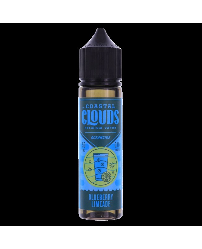 BLUEBERRY LIMEADE E LIQUID BY COASTAL CLOUDS - OCEANSIDE 50ML 70VG