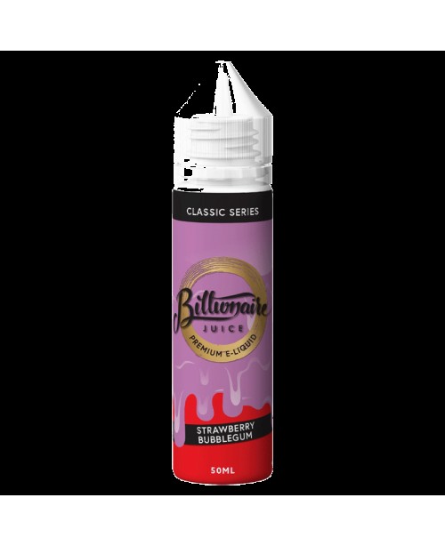 STRAWBERRY BUBBLEGUM E LIQUID BY BILLIONAIRE JUICE...