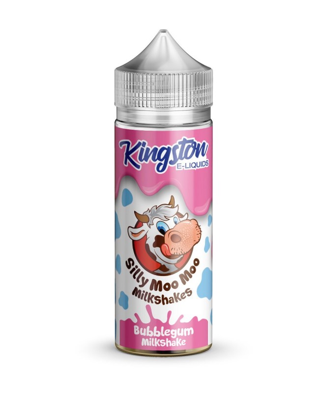 BUBBLEGUM MILKSHAKE E LIQUID KINGSTON SILLY MOO MOO 100ML 70VG