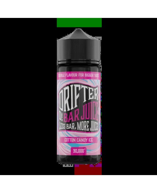 COTTON CANDY ICE E LIQUID DRIFTER BAR JUICE 100ML ...