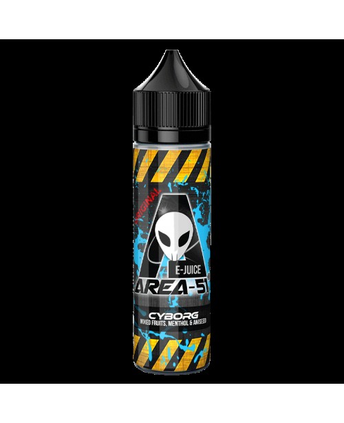 CYBORG E LIQUID BY AREA 51 50ML 50VG