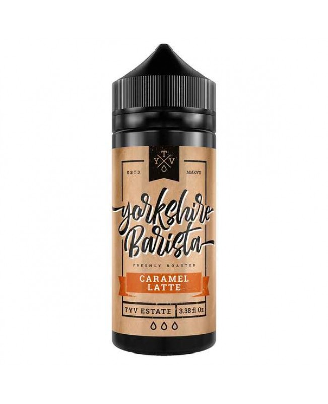 CARAMEL LATTE E LIQUID BY YORKSHIRE BARISTA 100ML 70VG