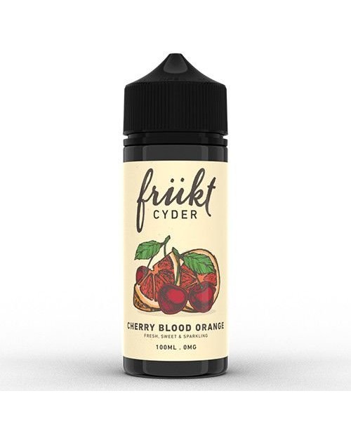 CHERRY BLOOD ORANGE E LIQUID BY FRUKT CYDER 100ML ...