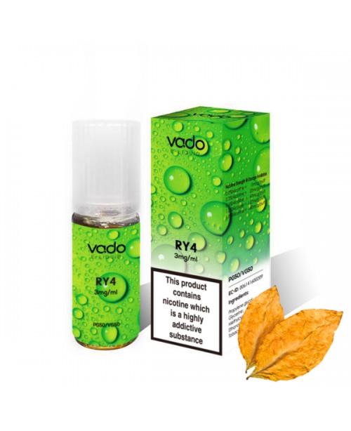 RY4 E LIQUID BY VADO 10ML- X10 X20 X50