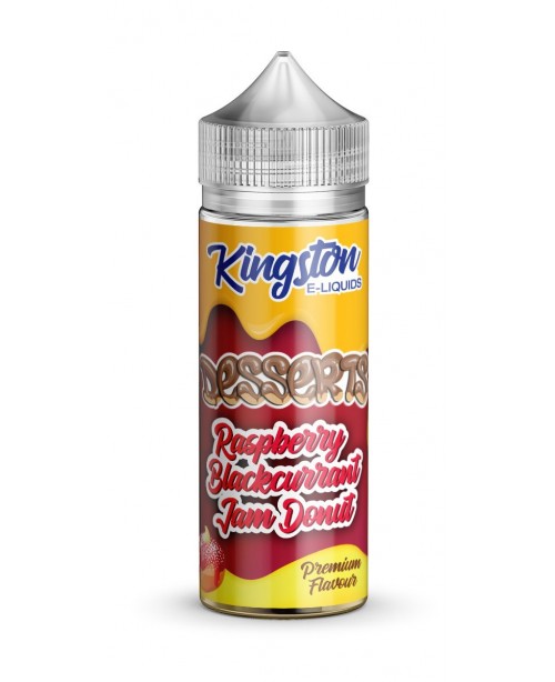 RASPBERRY BLACKCURRANT DONUT E LIQUID KINGSTON DES...