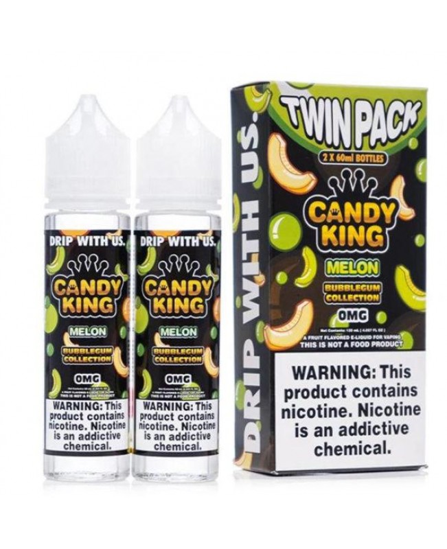 MELON E LIQUID BY CANDY KING BUBBLEGUM (2 X 50ML) 100ML 70VG